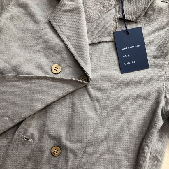 Bien Joli designer soft cotton girls jacket blazer - Picture 5 of 7